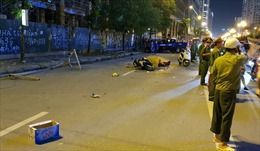 Hà Nội: Khởi tố vụ thanh sắt rơi xuống đường khiến 2 người thương vong