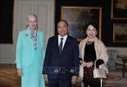Thủ tướng Nguyễn Xuân Phúc hội kiến Nữ hoàng Đan Mạch