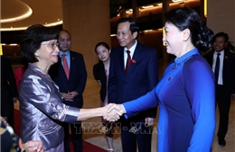 Chủ tịch Quốc hội Nguyễn Thị Kim Ngân tiếp các Trưởng đoàn tham dự Hội nghị Bộ trưởng phụ nữ ASEAN lần thứ ba