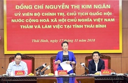 Chủ tịch Quốc hội: Đề nghị Thái Bình tiếp tục sắp xếp lại bộ máy, đẩy mạnh cải cách hành chính