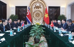 Phó Thủ tướng Phạm Bình Minh hội đàm với Bộ trưởng Ngoại giao Triều Tiên