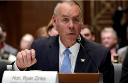 Bộ trưởng Nội vụ Mỹ Ryan Zinke sẽ rời nhiệm sở cuối năm nay