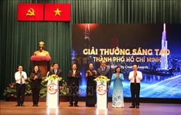 Bí thư Thành ủy Nguyễn Thiện Nhân dự lễ phát động Giải thưởng Sáng tạo TP Hồ Chí Minh