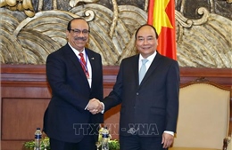 Thủ tướng Nguyễn Xuân Phúc tiếp các nhà đầu tư vào dự án Liên hợp lọc hóa dầu Nghi Sơn