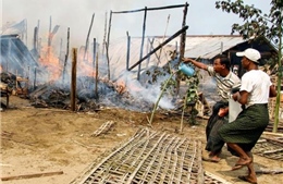 Hỏa hoạn thiêu trụi hơn 160 ngôi nhà ở Myanmar