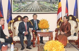 Lãnh đạo Campuchia tiếp Đoàn cấp cao Ủy ban Kiểm tra Trung ương Đảng Việt Nam 