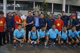 Đội tuyển Việt Nam đã đến Campuchia dự giải U22 Đông Nam Á 