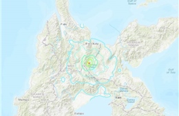 Động đất 5,4 độ làm ​rung chuyển đảo Sulawesi của Indonesia