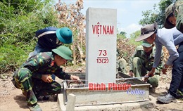 Bình Phước hoàn thành công tác phân giới cắm mốc phụ trên tuyến biên giới với Campuchia