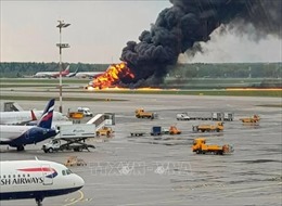 Cháy máy bay tại Nga, 41 người thiệt mạng
