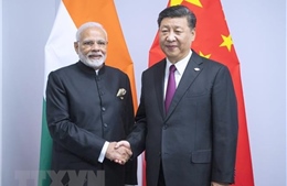 Lãnh đạo Ấn Độ-Trung Quốc hội đàm bên lề SCO