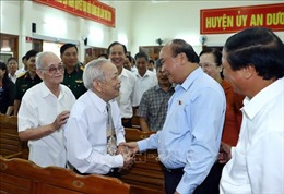 Thủ tướng Nguyễn Xuân Phúc tiếp xúc cử tri An Dương, Hải Phòng