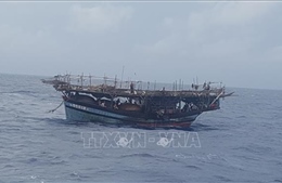Hỗ trợ khẩn cấp một ngư dân bị nguy kịch trên biển 