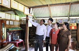 Già làng Nay Bim hiến đất xây dựng trường học vùng khó
