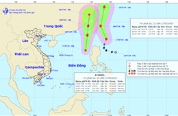 Cùng với bão Danas, Biển Đông xuất hiện thêm một áp thấp nhiệt đới