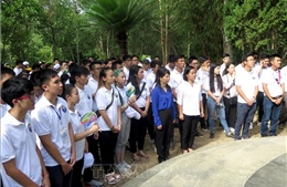 Trại hè Việt Nam 2019: Thanh thiếu niên kiều bào tham gia làm sạch biển tại Quảng Ngãi