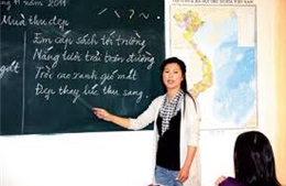 Gìn giữ, phát huy bản sắc dân tộc qua dạy tiếng Việt cho kiều bào