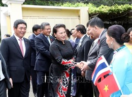 Chủ tịch Quốc hội Nguyễn Thị Kim Ngân thăm Đại sứ quán Việt Nam tại Thái Lan