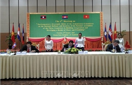 Ủy ban Quốc phòng và An ninh Quốc hội Việt Nam - Lào- Campuchia ký biên bản hợp tác