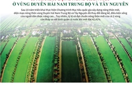 Hơn 42% số xã ở Duyên hải Nam Trung bộ và Tây Nguyên đạt chuẩn nông thôn mới