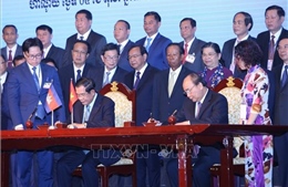 Thủ tướng Việt Nam - Campuchia đồng chủ trì Hội nghị tổng kết cắm mốc biên giới trên đất liền hai nước