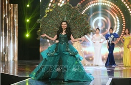 Ngắm các thí sinh trong trang phục dạ hội tại chung kết &#39;Press Green Beauty&#39;