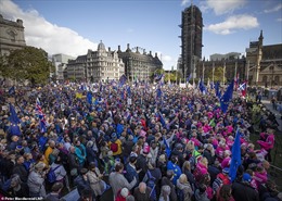 Vấn đề Brexit: Hàng chục nghìn người tuần hành ở London đòi tổ chức cuộc trưng cầu dân ý mới