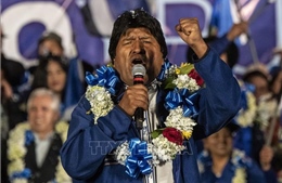 Tổng thống Bolivia Evo Morales tái đắc cử nhiệm kỳ thứ tư liên tiếp