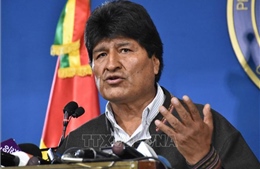Quốc hội Bolivia nhận thư từ chức của Tổng thống Evo Morales