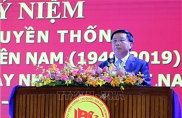 Đồng chí Nguyễn Xuân Thắng dự kỷ niệm 70 năm truyền thống Trường Đảng miền Nam