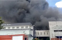 Cháy lớn tại Công ty trách nhiệm hữu hạn Master Sofa International
