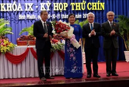 Bà Trần Tuệ Hiền được bầu giữ chức Chủ tịch UBND tỉnh Bình Phước