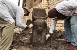 Ai Cập phát hiện tượng bán thân quý hiếm của vị vua cổ đại nổi tiếng Ramses II