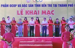 Khai mạc Hội chợ sản phẩm OCOP và đặc sản tỉnh Bến Tre tại TP Hồ Chí Minh