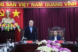 Bí thư Thành ủy TP Hồ Chí Minh Nguyễn Thiện Nhân làm việc với tỉnh Bắc Kạn