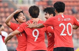 VCK U23 châu Á 2020: Thắng Jordan 2-1 ở phút 90+5, U23 Hàn Quốc vào bán kết