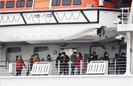 Nhật Bản xác nhận 355 trường hợp nhiễm COVID-19 trên du thuyền Diamond Princess