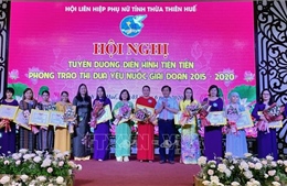 Thừa Thiên - Huế tuyên dương phụ nữ điển hình trong phong trào thi đua yêu nước