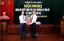 Điều động ông Tạ Đăng Đoan giữ chức Bí thư Thành ủy Bắc Ninh