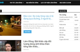Lâm Đồng: Dừng hoạt động các trang click49 do vi phạm bản quyền