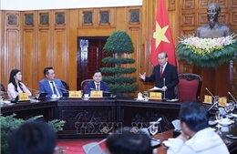 Phó Thủ tướng Thường trực Trương Hòa Bình gặp mặt doanh nhân trẻ tiêu biểu