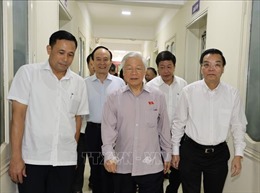 Tổng Bí thư, Chủ tịch nước Nguyễn Phú Trọng tiếp xúc cử tri TP Hà Nội 