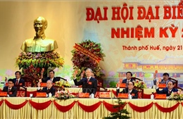 Bế mạc Đại hội Đảng bộ tỉnh Thừa Thiên - Huế lần thứ XVI