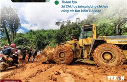 Khẩn trương cứu nạn, khắc phục hậu quả sạt lở đất trên địa bàn tỉnh Quảng Nam