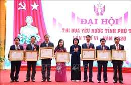 Phó Chủ tịch nước dự Đại hội thi đua yêu nước tỉnh Phú Thọ lần thứ VI