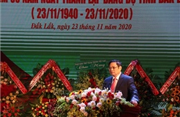Đồng chí Phạm Minh Chính dự Lễ kỷ niệm 80 năm Ngày thành lập Đảng bộ tỉnh Đắk Lắk