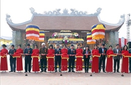 Khánh thành di tích lịch sử Đền thờ danh nhân Nguyễn Trung Ngạn