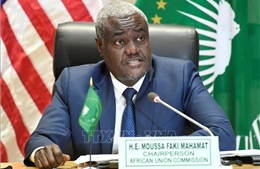 Chủ tịch Ủy ban AU Moussa Faki Mahamat tái đắc cử