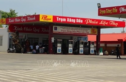 Phong tỏa, khám xét trạm xăng trên Quốc lộ 14 đoạn qua Bình Phước
