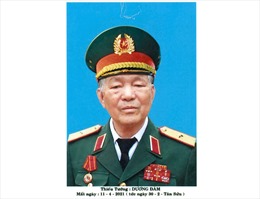 Tin buồn: Thiếu tướng Dương Đàm từ trần